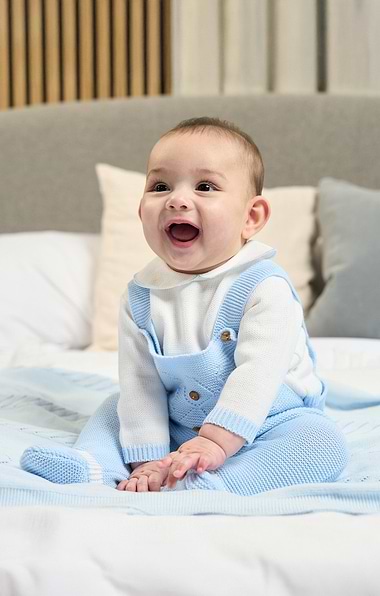 Baby Dungaree & Jumper Set