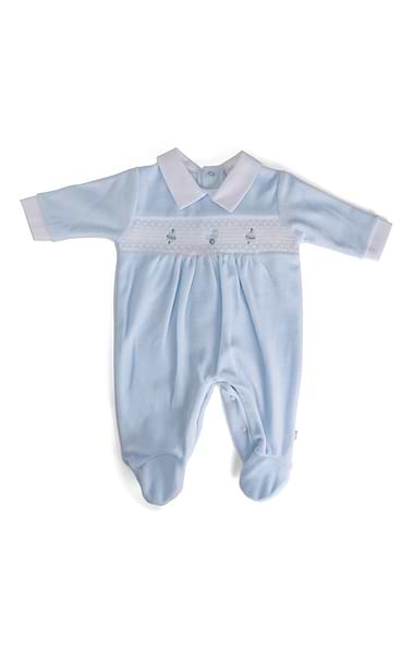 Baby Spintop & Track Velour Sleepsuit