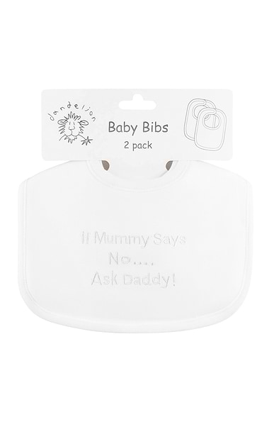 Two Packet Slogan Bibs