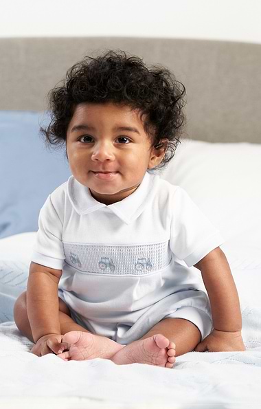 Baby Tractor Romper