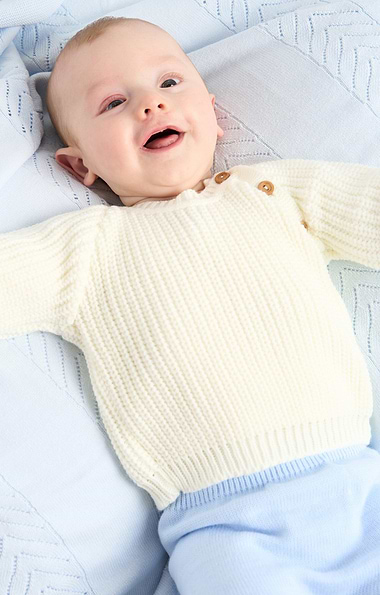 Baby Fisherman Ribbed Jumper