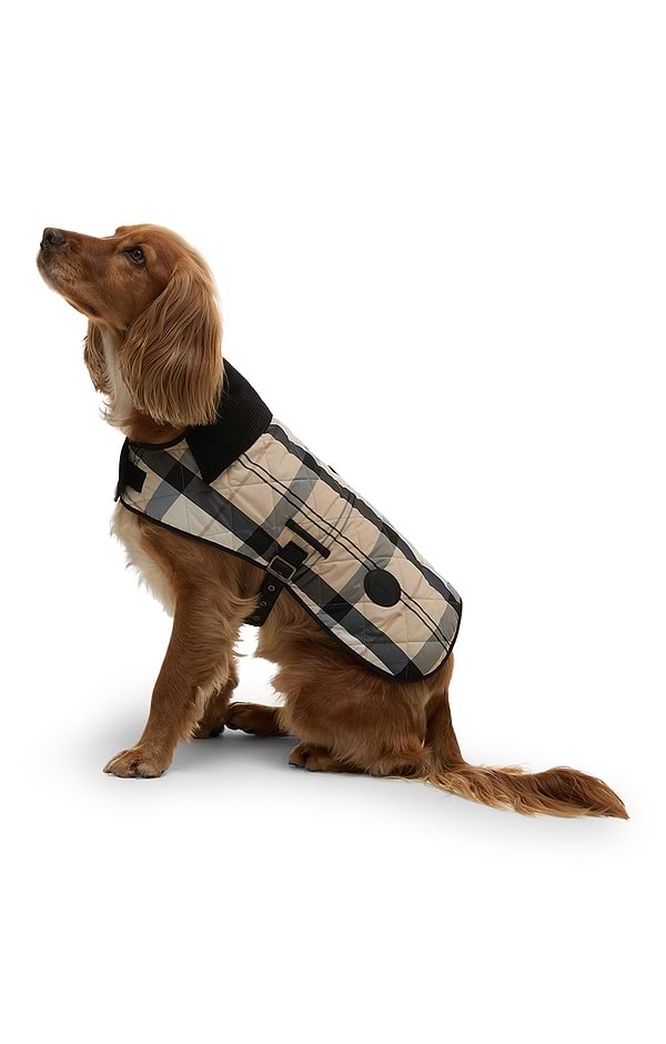 Barbour Tartan Dog Coat