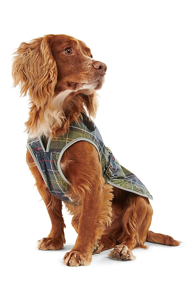 Barbour Tartan Waterproof Dog Coat