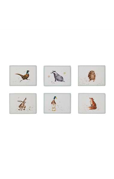 Set of Six Wrendale Designs Placemats