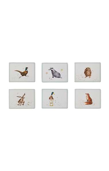 Set of Six Wrendale Designs Placemats