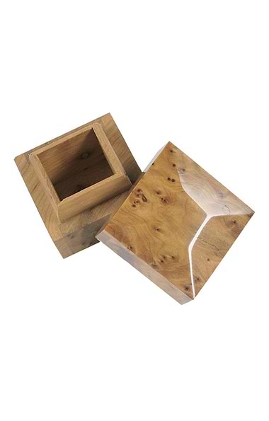 Small Square Wooden Box