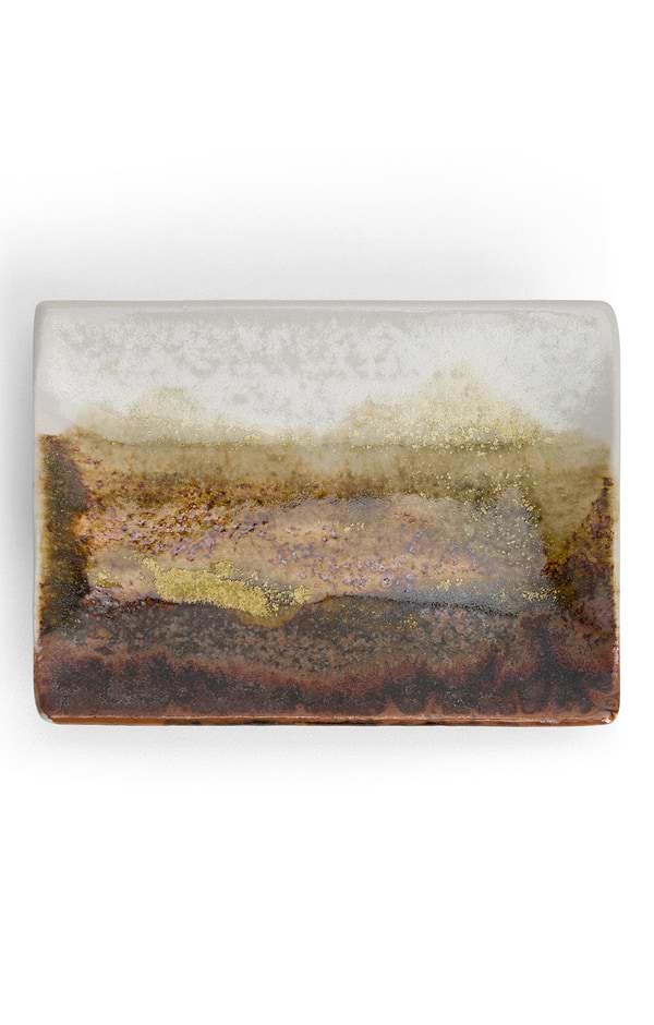 Highland Stoneware Small Rectangular Landscape Plate