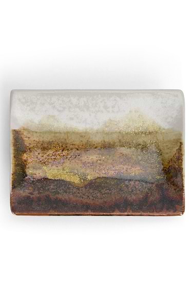 Highland Stoneware Small Rectangular Landscape Plate