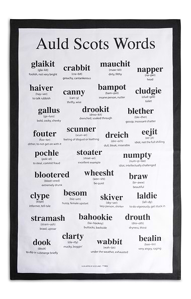 Scottish Pure Cotton Tea Towel