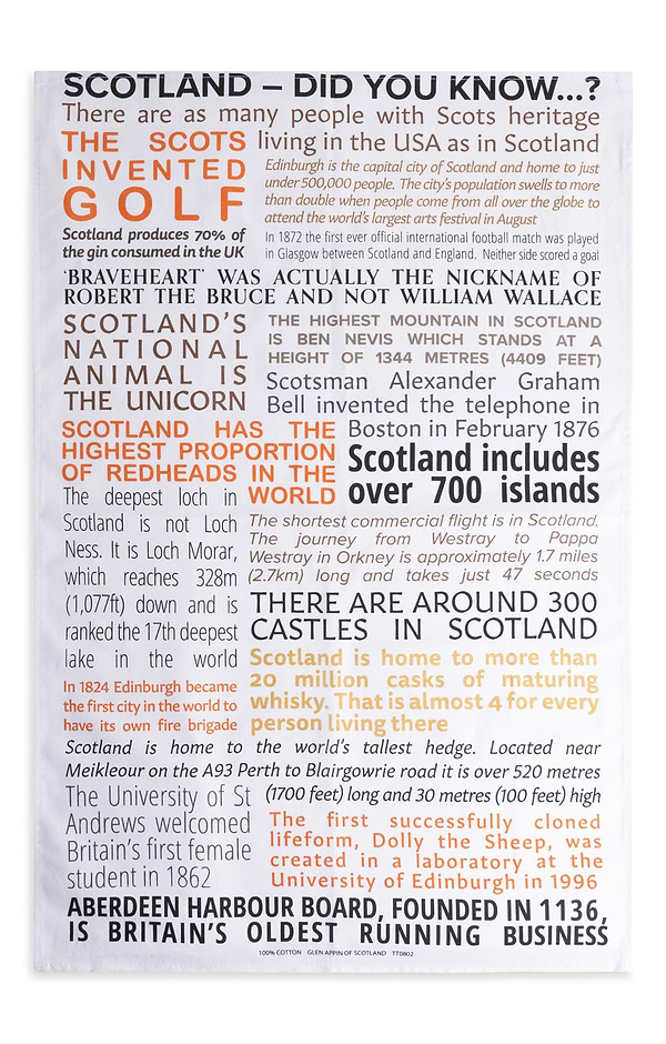Scottish Pure Cotton Tea Towel