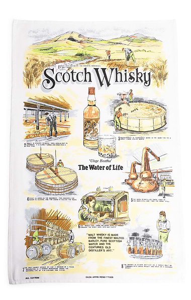 Scottish Pure Cotton Tea Towel