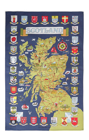 Scottish Pure Cotton Tea Towel