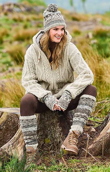 Ladies Classic Fairisle Legwarmer