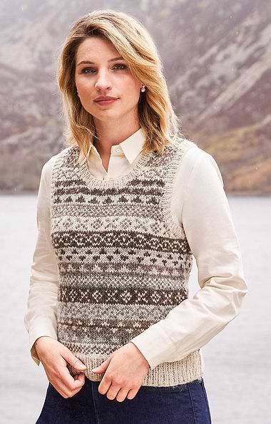 Ladies Classic Fairisle Tank Top