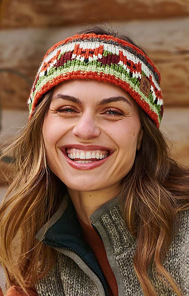 Ladies Pachamama Pure Wool Fox Headband