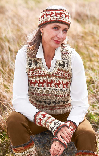 Ladies Pachamama Pure Wool Walking the Dog Handwarmers