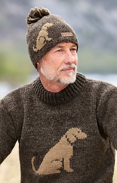 Pachamama Pure Wool Labrador Bobble Beanie
