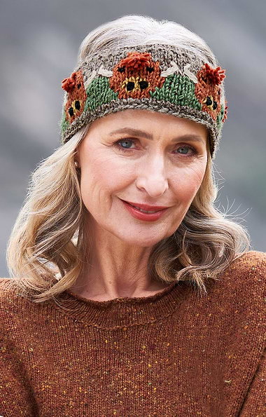 Ladies Pachamama Pure Wool Highland Cow Headband