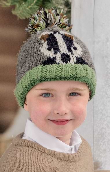 Child's Hand-Knitted Bobble Beanie Hat