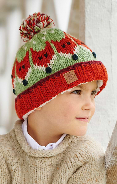 Child's Hand-Knitted Bobble Beanie Hat