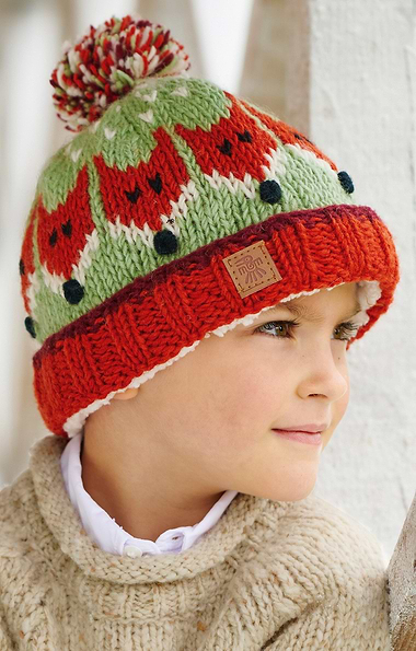 Child's Hand-Knitted Bobble Beanie Hat