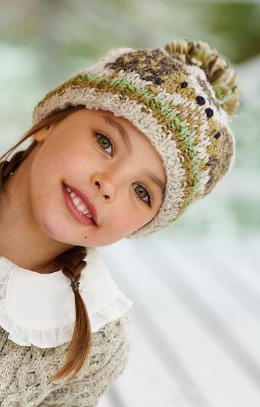 Child's Hand-Knitted Bobble Beanie Hat
