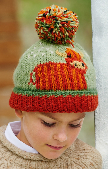 Child's Hand-Knitted Bobble Beanie Hat