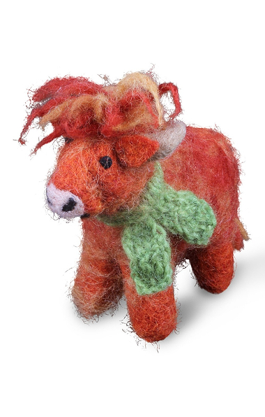 Bonnie The Baby Highland Cow