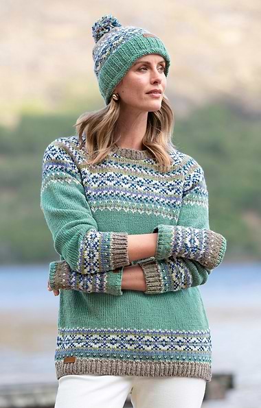 Ladies Pachamama Pure Wool Iona Sweater