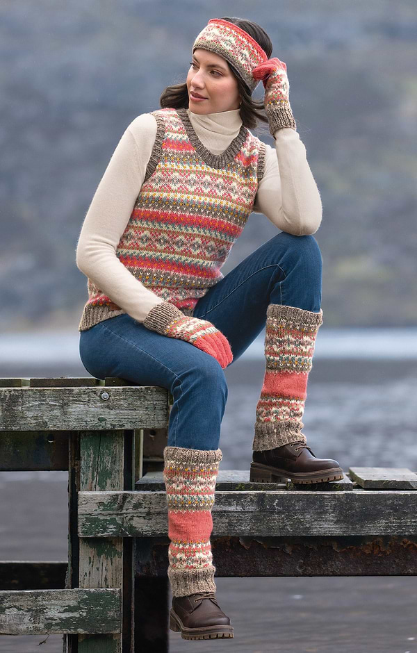 Ladies Pachamama Pure Wool Iona Legwarmers