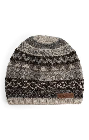 Ladies Pachamama Pure Wool Classic Fairisle Beanie
