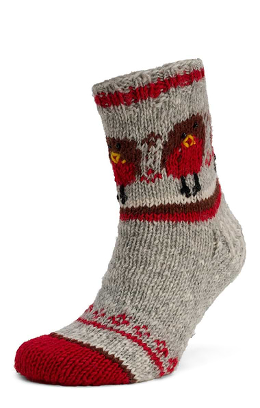 Ladies Pachamama Pure Wool Robin Sofa Socks