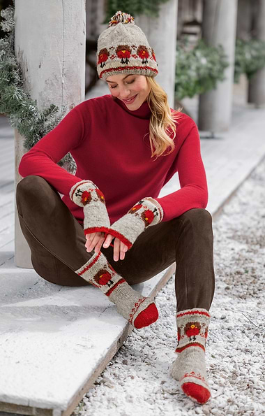 Ladies Pachamama Pure Wool Robin Sofa Socks