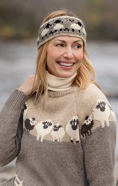 Ladies Pachamama Pure Merino Sheep Headband