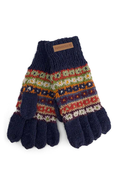Ladies Pachamama Pure Wool Colorado Gloves
