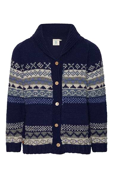 Men's Pachamama Classic Fairisle Cardigan