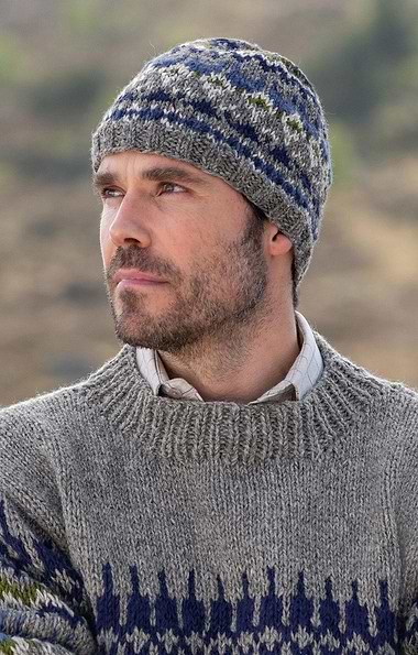 Men's Pachamama Pure Wool Westport Bobble Beanie