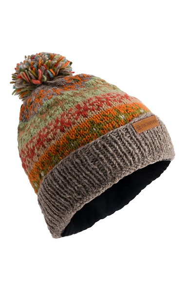 Ladies Oban Roll Back Bobble Beanie