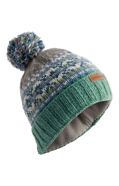 Ladies Iona Roll Back Bobble Beanie