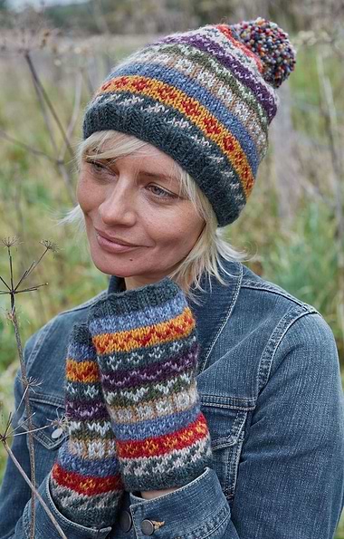 Ladies Pachamama Elveden Bobble Beanie