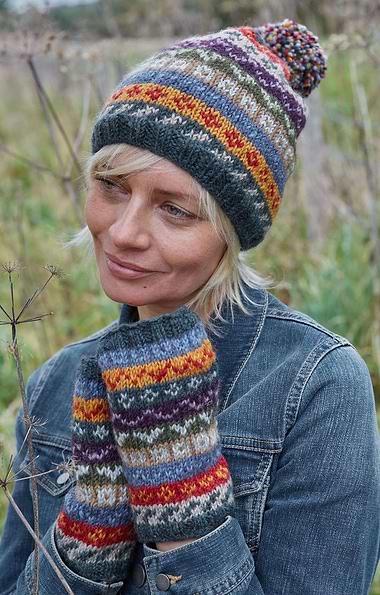 Ladies Pachamama Elveden Bobble Beanie