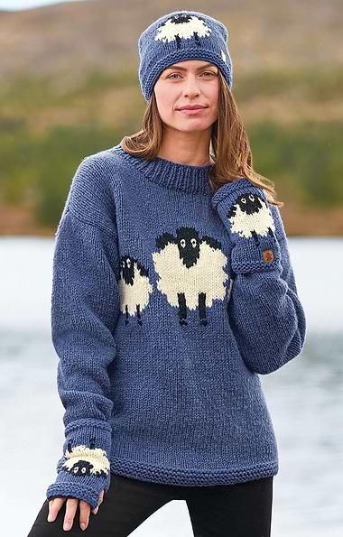 Ladies Big Sheep Sweater