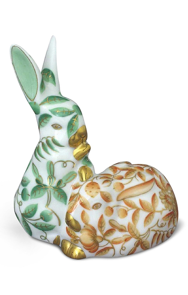 Herend Pair Of Rabbits
