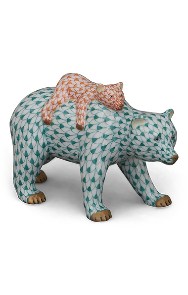 Herend Bear & Baby