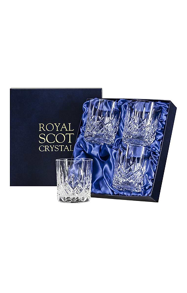 Royal Scot Crystal Set of Four Large Whisky Tumblers