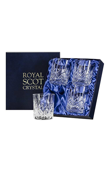 Royal Scot Crystal Set of Four Large Whisky Tumblers