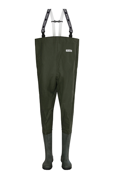 Ocean Rainwear Adult Thigh Waders With Stud Boots