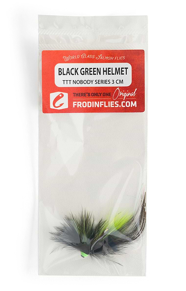 Black Green Helmet TTT Nobody Fly