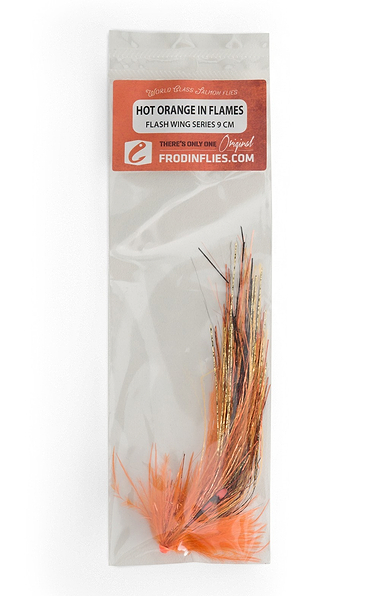 Hot Orange In Flames Flash Wing Fly