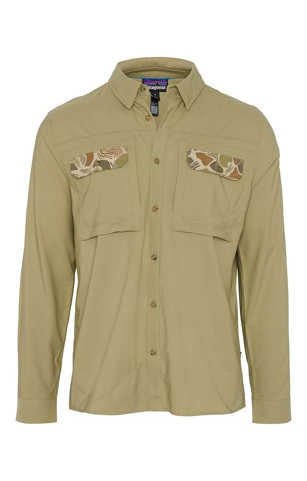 Men's Patagonia Long Sleeved Self Guided Sun Shirt
